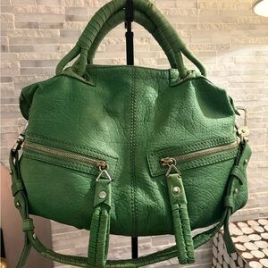 Michele Green Leather Handbag